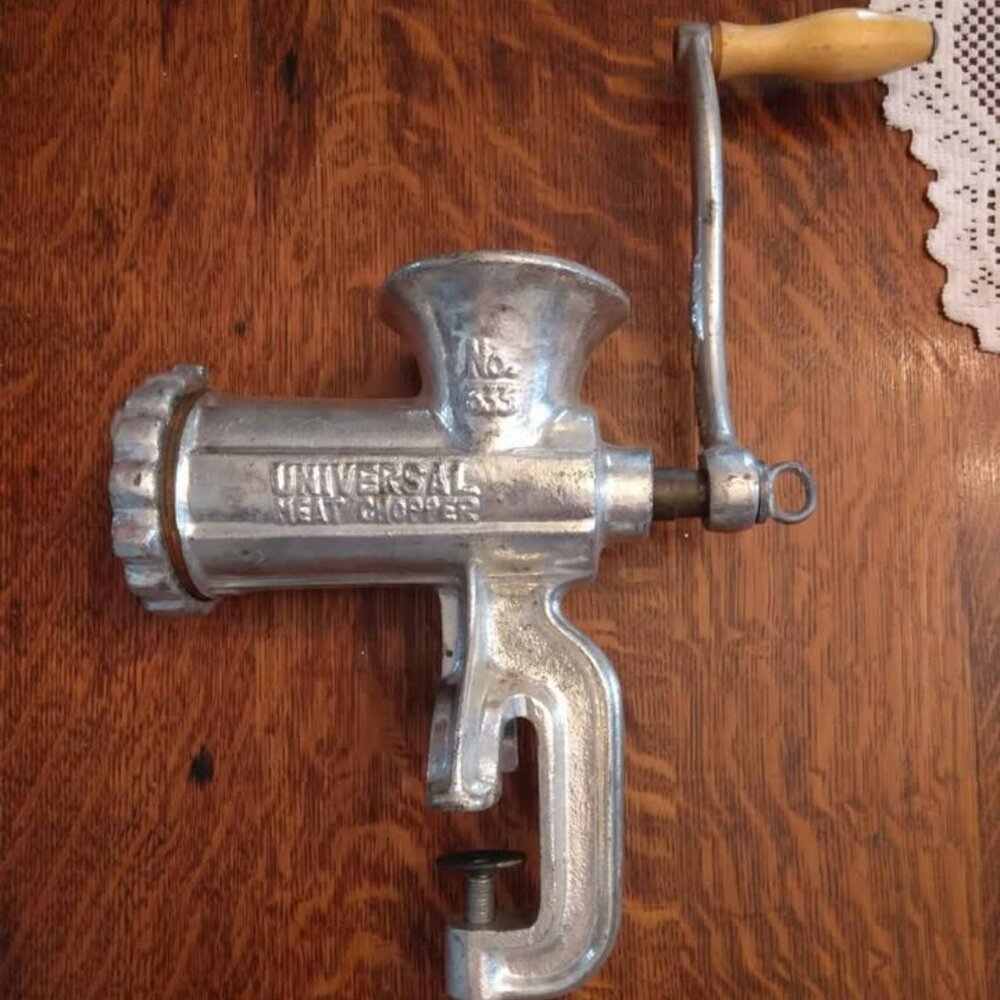 Vintage Cast Iron Meat Grinder - Reserved for Kevin